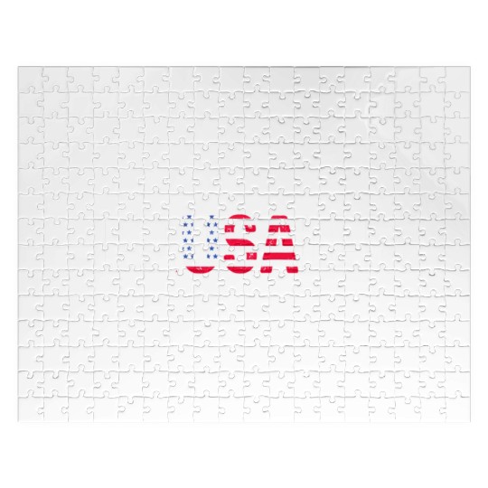 Jerusalem Usa America Flag Israel Jigsaw Puzzles