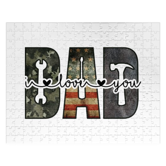 I Love You Dad Jigsaw Puzzles