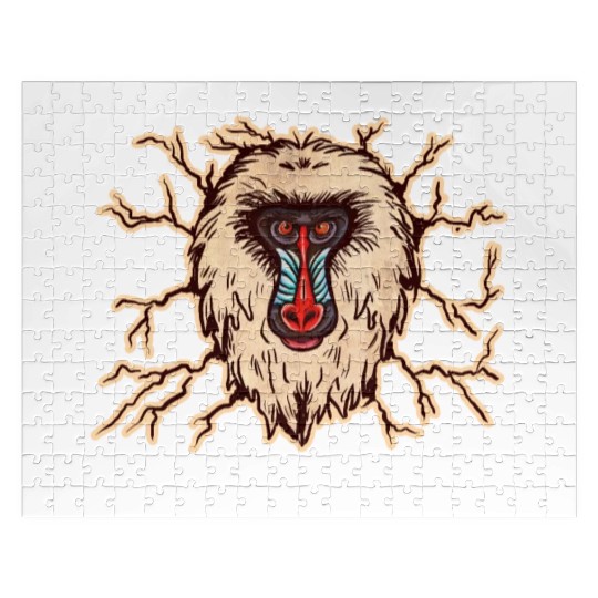 Baboon Monkey Face Jigsaw Puzzles