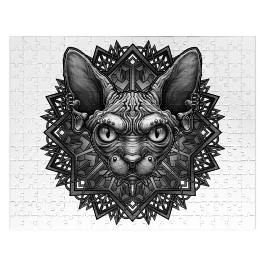Punk cat Jigsaw Puzzles