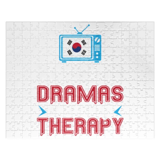 Korean Dramas Are My Therapy - K-Pop And K-Drama Jigsaw Puzzles
