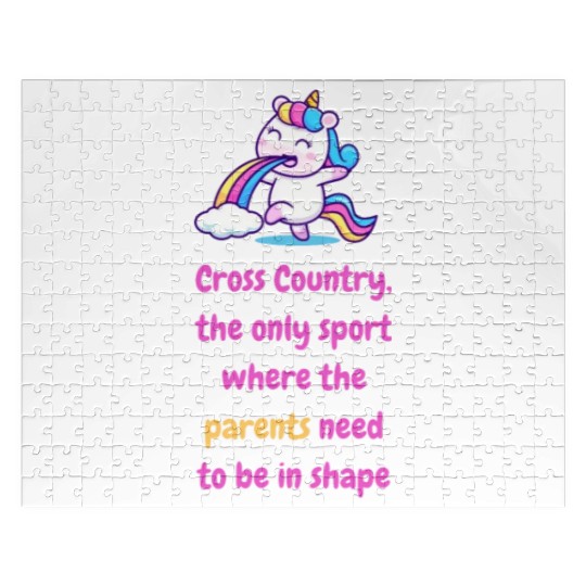 High School Running Jigsaw Puzzles, Cross Country Parent,