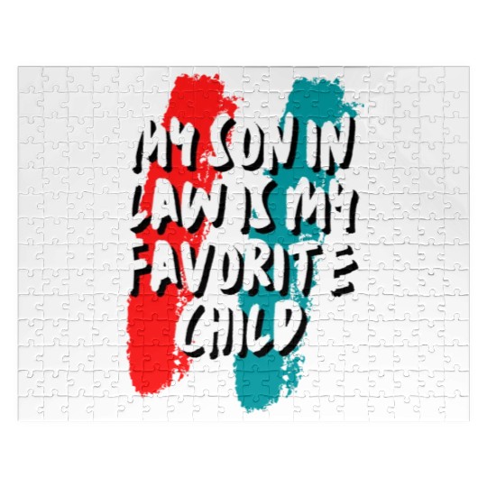 Son In Law My Favorite Child Jigsaw Puzzles