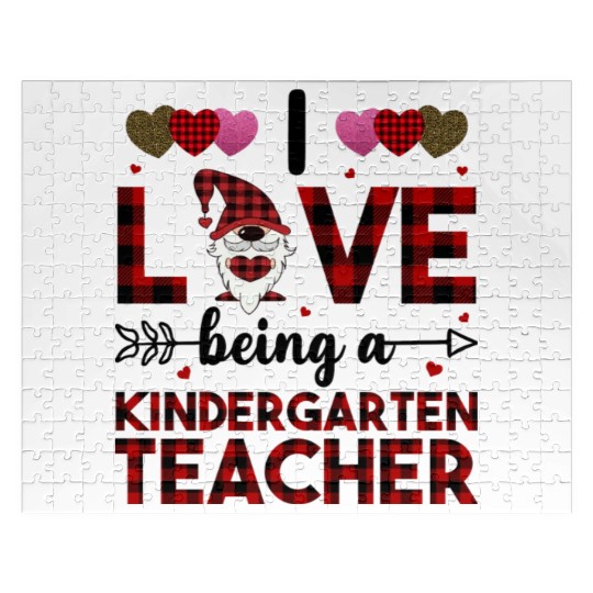 I Love Being A Kindergarten Teacher Jigsaw Puzzles