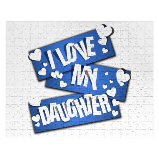 I Love My Daughter Jigsaw Puzzles