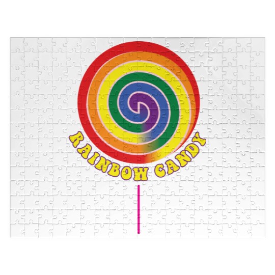 Rainbows Rainbow Pride Candy Jigsaw Puzzles