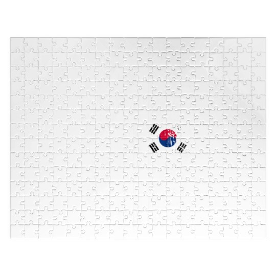 South Korean American Flag - Pride Korean Usa Jigsaw Puzzles