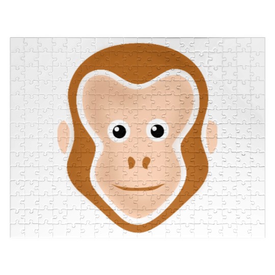Monkey Face Adorable Jigsaw Puzzles