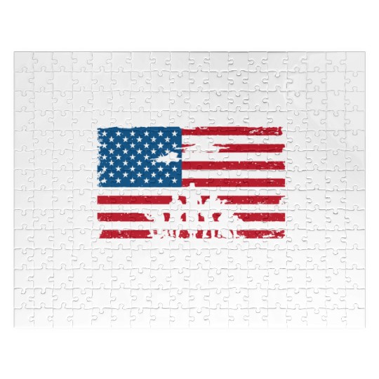 I Am A Proud American Veteran Jigsaw Puzzles