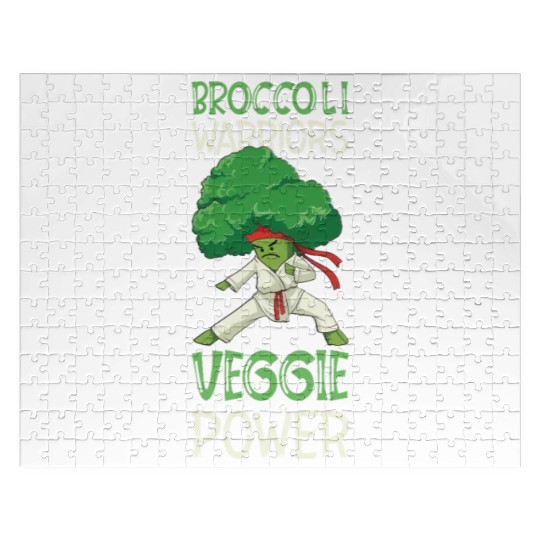 Broccoli Martial Arts Karate MMA Boxing Kicks Jigsaw Puzzles