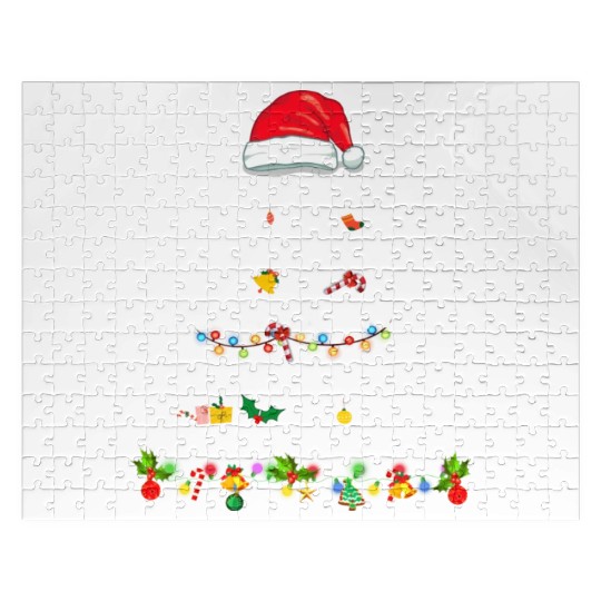 Geometry Math Science Teacher Xmas Tree Funny Jigsaw Puzzles