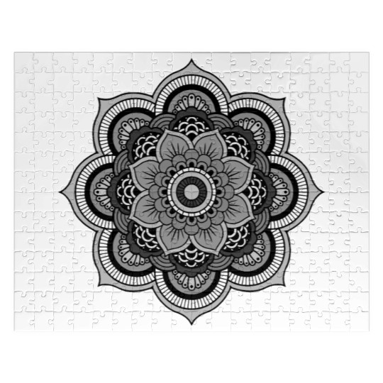 Colorful Mandala Pattern Modern 2 Jigsaw Puzzles
