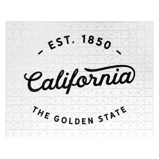 California 1850 West Coast Jigsaw Puzzles