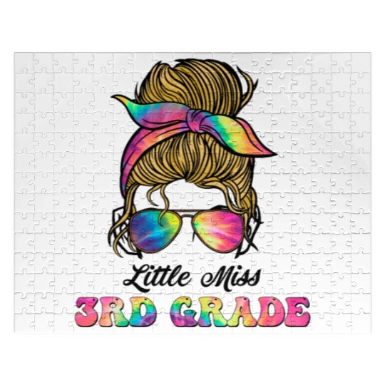 Little Miss Third Grade Teacher Back To School Jigsaw Puzzles