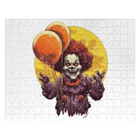Balloon Halloween Trick Or Treat Spooky Boo Ghost Jigsaw Puzzles