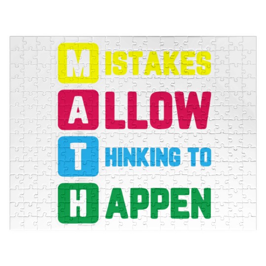 Im Math Teacher Love Math Mistakes Allow Thinking Jigsaw Puzzles