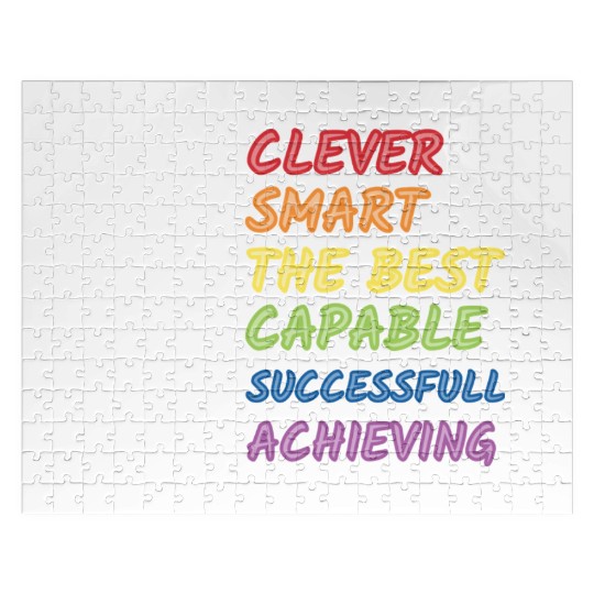 Daily Motivational Affirmation Self Love Quote Jigsaw Puzzles