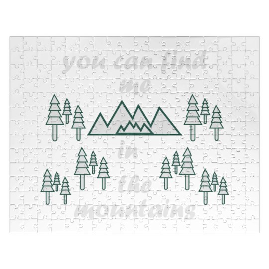 Take a Hike, Hiking Lover, Adventure, Nature. Jigsaw Puzzles