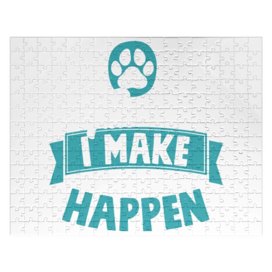 Dog Trainer I Make Sit Happen Job Saying Training Jigsaw Puzzles
