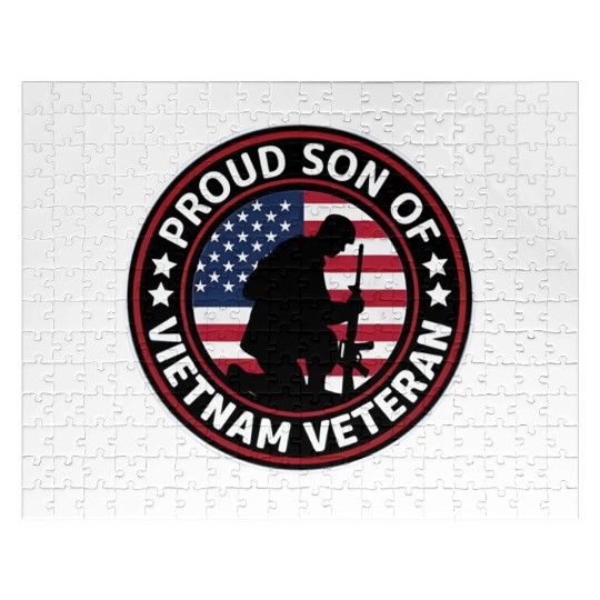 Proud son of Vietnam veteran Jigsaw Puzzles