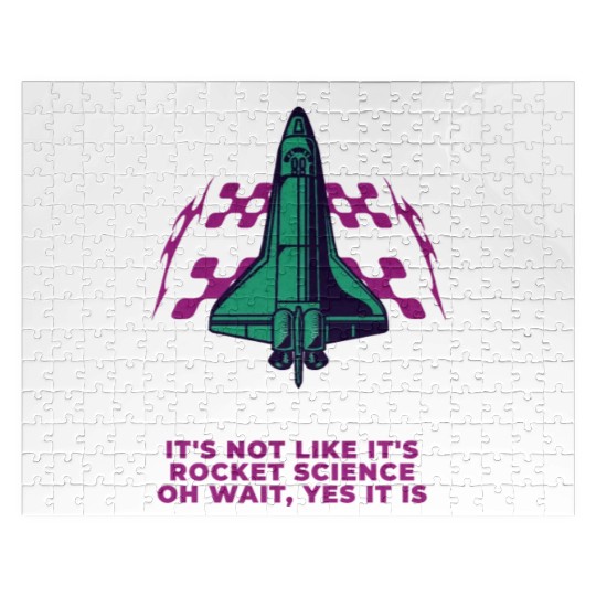 Cool Aerospace Engineer Rocket Scientist Space Jigsaw Puzzles