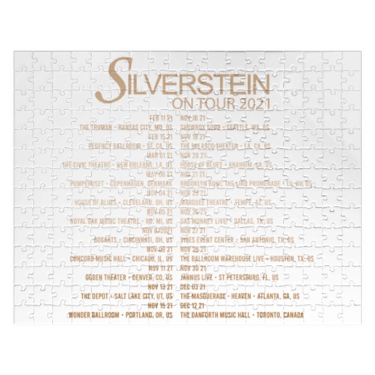 2 SILVERSTEIN ON TOUR 2021 Back Jigsaw Puzzles