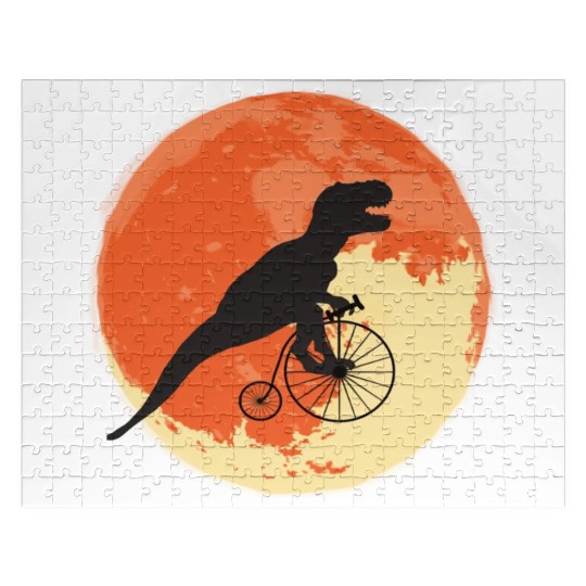 T Rex On The Road Trip Through The World Jigsaw Puzzles