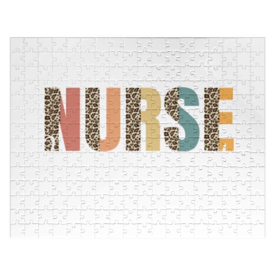 Nurse Informaticist Leopard Pattern Jigsaw Puzzles