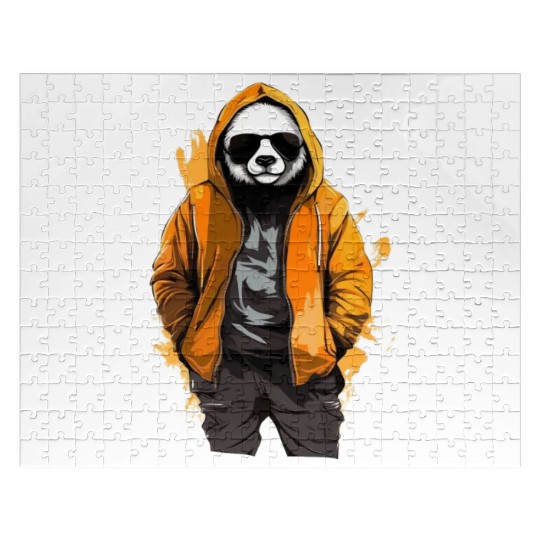 Street Style Giant Panda | Panda Lovers Jigsaw Puzzles
