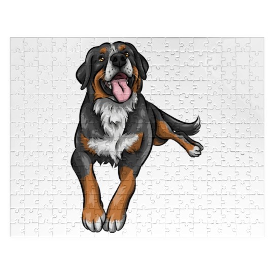 Cute Bernese Mountain Dog Jigsaw Puzzles