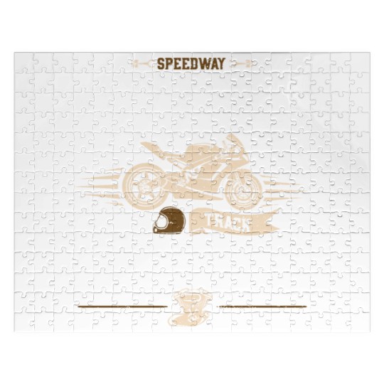 Speedway Racer - Flat Track Jigsaw Puzzles
