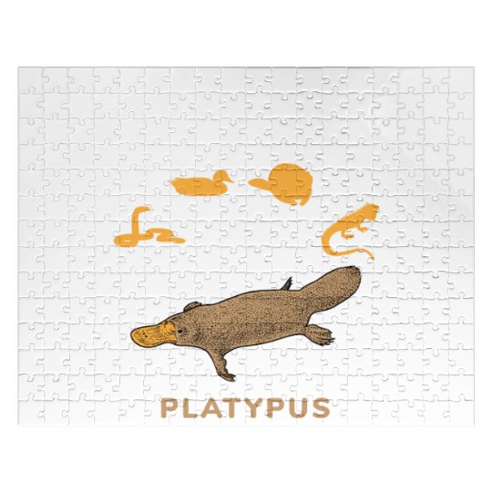 Schnabeltier Power Combined Platypus Jigsaw Puzzles