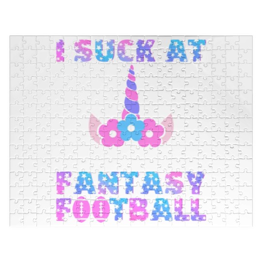I Suck at Fantasy Football Loser Punishment Funny Jigsaw Puzzles