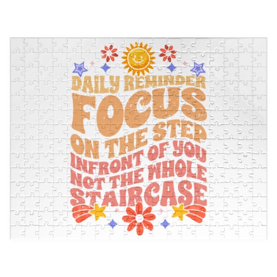 Groovy Daily Reminder Positive Affirmation Jigsaw Puzzles