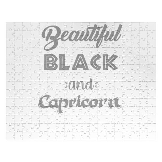 Beautiful Black Capricorn Jigsaw Puzzles