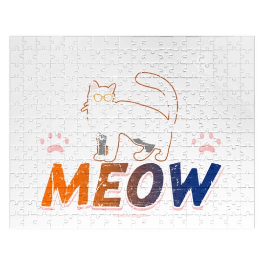 You Had Me At Meow Cat Lover Jigsaw Puzzles