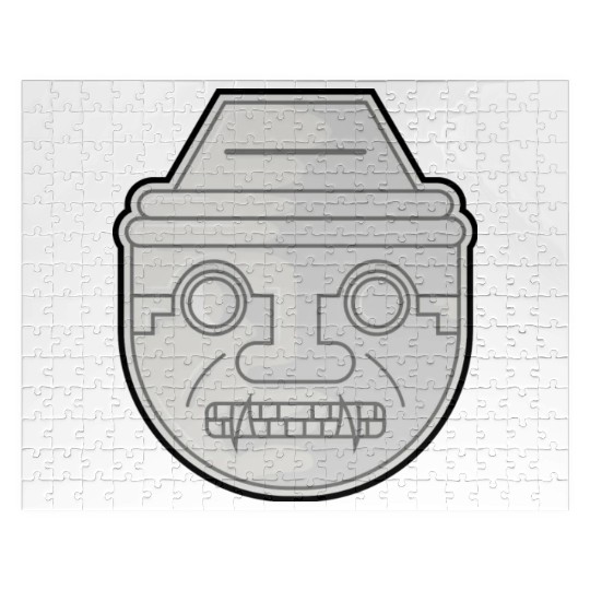 Colombian San Agustin Pre Columbus Indigenous Jigsaw Puzzles