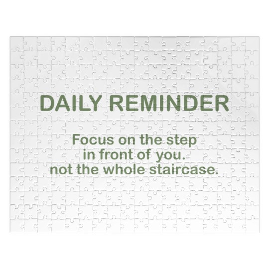 Daily Reminder Quote For An Affirmation Humanity Jigsaw Puzzles