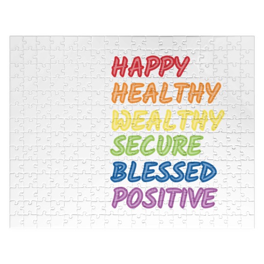 Daily Motivational Affirmation Mantra Self Love Jigsaw Puzzles