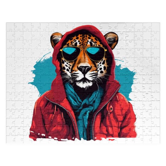 Street Style Cheetah | Cheetah Lovers Jigsaw Puzzles