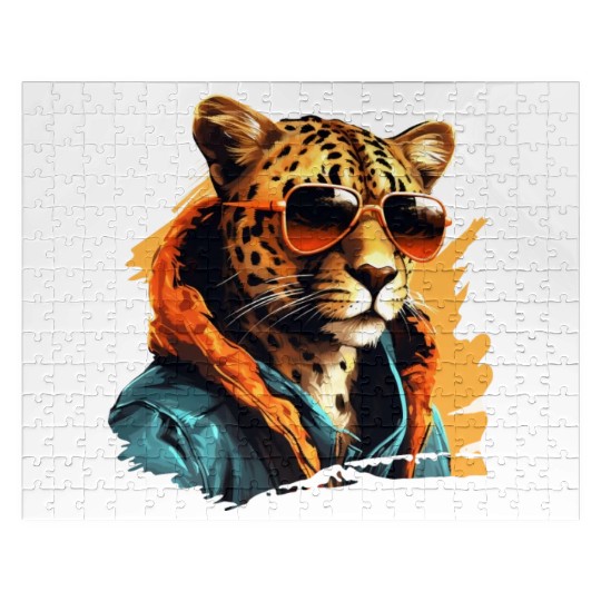 Street Style Cheetah | Cheetah Lovers Jigsaw Puzzles
