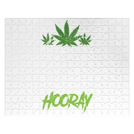 Hemp Hemp Hooray Pot Lover Jigsaw Puzzles