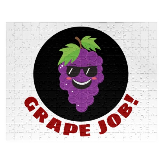 Grape Job Grape Pun Jigsaw Puzzles