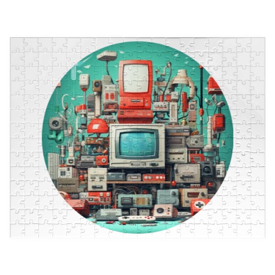 Retro Gaming Magic: Unleash the 8-Bit Nostalgia! Jigsaw Puzzles