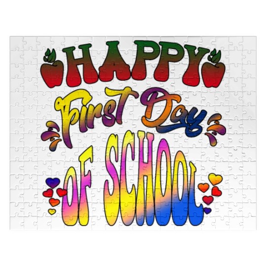 Happy Last Day Of School Teacher Student Graduatio Jigsaw Puzzles