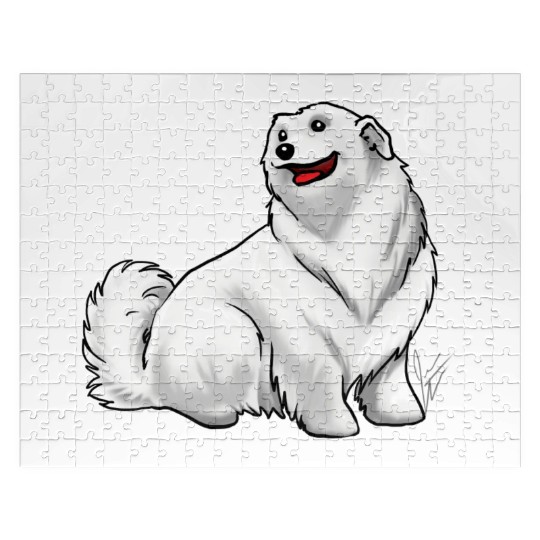 Dog Great Pyrenees White Jigsaw Puzzles