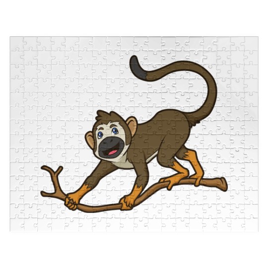 Kawaii Squirrel Monkey Jigsaw Puzzles