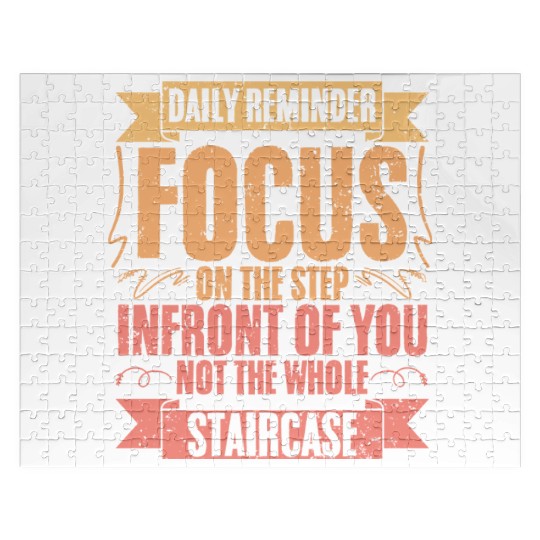 Daily Reminder Vintage Retro Affirmation A Jigsaw Puzzles