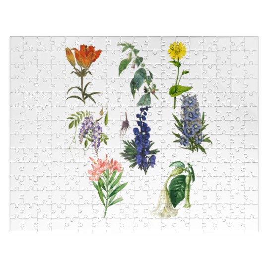 Botanist Gardening Fleur Fatale Poison Botaal Jigsaw Puzzles
