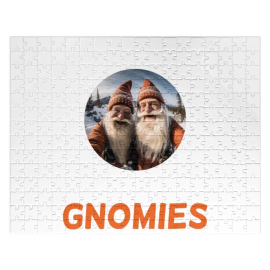 Everyone Loves Gnomes Gnome Santa Claus Jigsaw Puzzles
